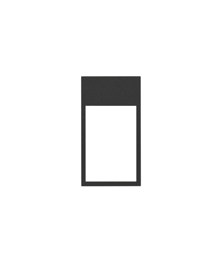 Ramka minimal pionowa 2-krotna, 3 moduły czarny mat Simon100 10002621-238