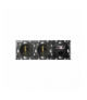 Zestaw 3-krotny: 2 gniazda + 1 TV końcowe + 1 RJ45 cat 6 16A Simon100 10010316-039