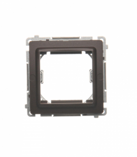 Adapter przejściówka na osprzęt standardu 45×45 mm czekoladowy mat, metalizowany BMA45M/47