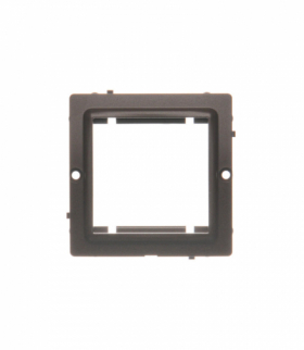 Adapter przejściówka na osprzęt standardu 45×45 mm czekoladowy mat, metalizowany BMA45/47