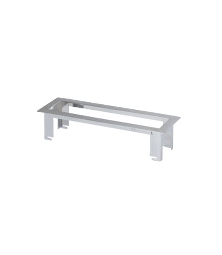 Ramka do montażu w zabudowie meblowej OFIBLOK LINE 2×K45 chrom KSF132/8