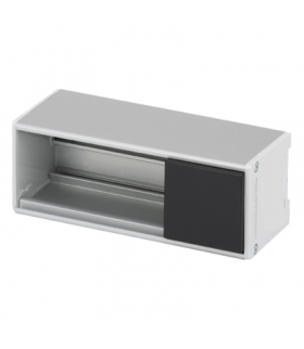 Podstawa z przepustem w dnie OFIBLOK COMPACT 2×K45 szary grafit KFC132/14