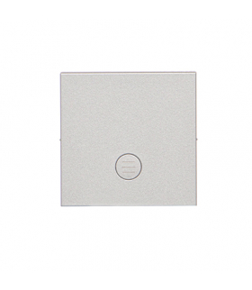 Klawisz pojedynczy z oczkiem do SW1M, SW6M, SW7M, SP1M Aluminium mat Simon55 TKW1L/143