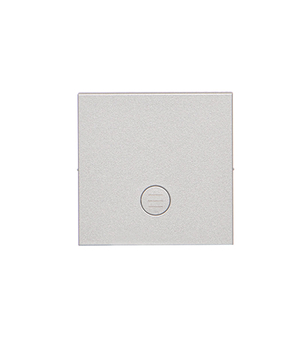 Klawisz pojedynczy z oczkiem do SW1M, SW6M, SW7M, SP1M Aluminium mat Simon55 TKW1L/143