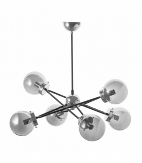 GALAKSI 6P, lampa wisząca, E14 max. 6x 40W, chrom Orno Adviti AD-LD-6215GGE14S