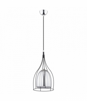 ADELE 1P, lampa wisząca, E27 max. 60W, czarna Orno Adviti AD-LD-6222BE27S