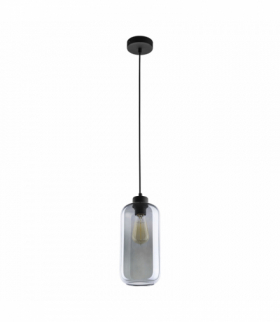 LAZIO 1P, lampa wisząca, E27 max.15W, czarna Orno Adviti AD-LD-6228BE27S