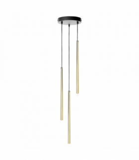 TABUNG 3P, lampa wisząca, G9 max.6W, złota Orno Adviti AD-LD-6231CG9