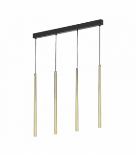 TABUNG 4P, lampa wisząca, G9 max.6W, złota Orno Adviti AD-LD-6232CG9
