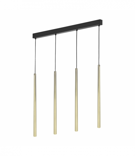 TABUNG 4P, lampa wisząca, G9 max.6W, złota Orno Adviti AD-LD-6232CG9