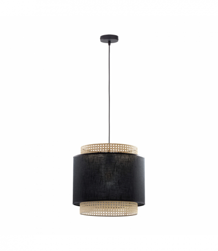 LANA 380 1P, lampa wisząca, E27 max.60W, czarna Orno Adviti AD-LD-6237BE27T