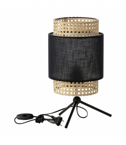 LANA, lampka nocna, E27 max.60W, czarna Orno AD-LD-6240BE27T