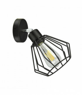 WAYA kinkiet, moc max. 1x60W, E27, czarny Orno AD-LD-6259BE27M