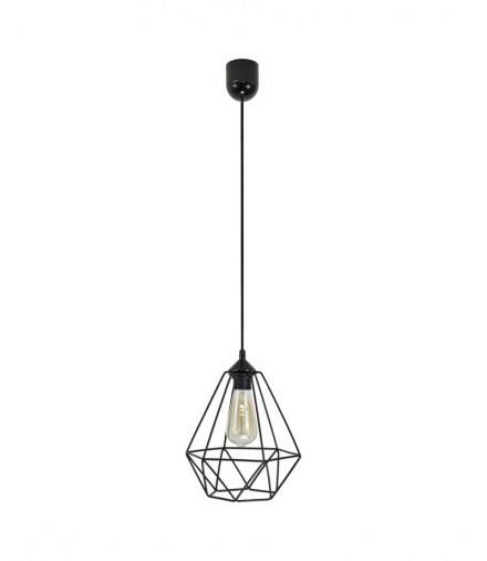 KEBUL lampa wisząca, moc max. 1x60W, E27, czarna Orno Adviti AD-LD-6265BE27M