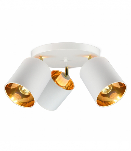 BATI oprawa ścienno-sufitowa, moc max. 3x60W, E27, biała Orno AD-LD-6270WE27M