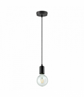 BALBU lampa wisząca, moc max. 1x60W, E27, czarna Orno Adviti AD-LD-6273BE27M