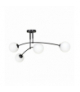MONZA lampa wisząca, moc max.4x40W, E14, czarno-biała Orno Adviti AD-LD-6322B-WE14SM