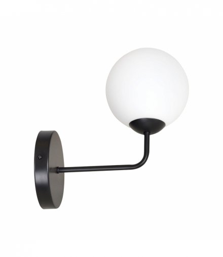 MONZA kinkiet, moc max.40W, E14, czarno-biały Orno AD-LD-6324B-WE14SM