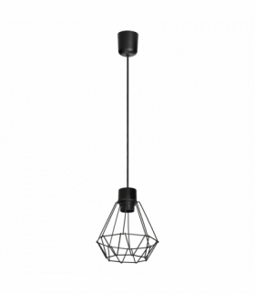 CUBO lampa wisząca, moc max. 1x60W, E27, czarna Orno Adviti AD-LD-6379BE27M