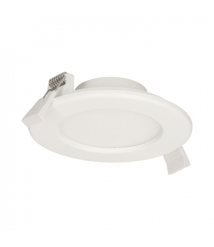 EURUS LED 9W, oprawa typu downlight, podtynkowa, okrągła, 530lm, 3000K, biała, wbudowany zasilacz LED Orno AD-OD-6050WLX3