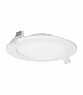 EURUS LED 12W, oprawa downlight, podtynkowa, okrągła, 860lm, 4000K, biała, wbudowany zasilacz LED Orno AD-OD-6051WLX4