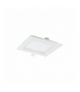 AKMAN LED 12W, oprawa typu downlight, podtynkowa, kwadratowa, 800lm, 3000K, biała, wbudowany zasilacz LED Orno AD-OD-6055WLX3