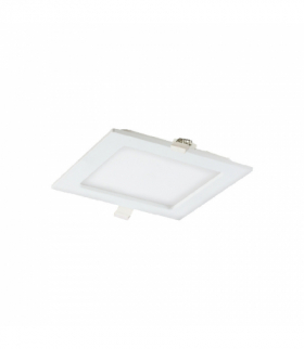 AKMAN LED 18W, oprawa typu downlight, podtynkowa, kwadratowa, 1500lm, 3000K, biała, wbudowany zasilacz LED Orno AD-OD-6056WLX3