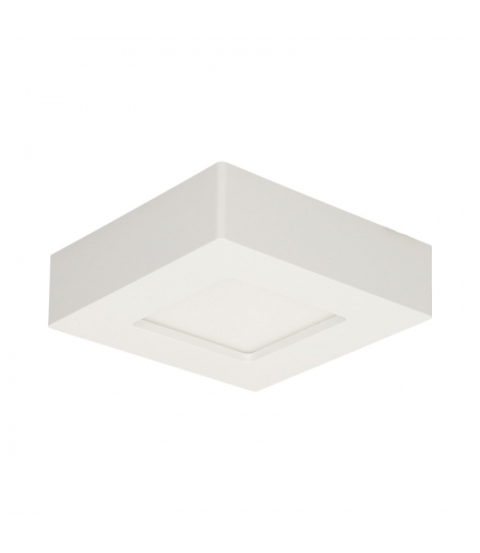 LETI LED 9W, oprawa typu downlight, natynkowa, kwadratowa, 540lm, 4000K, biała, wbudowany zasilacz LED Orno AD-OD-6060WLX4