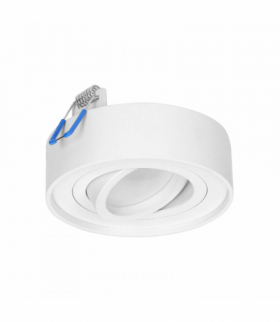 SORMUS R ramka dekoracyjna oprawy punktowej, MR16/GU10 max 50W, regulowana, okrągła, biała Orno AD-OD-6169/W