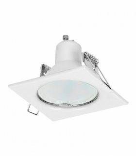 SUTRI SC ramka dekoracyjna oprawy punktowej, kwadratowa, stała, biała, MR16/GU10 max 50W Orno AD-OD-6177/W