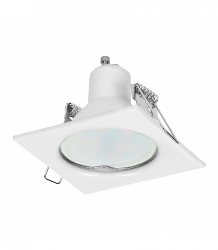 SUTRI SC ramka dekoracyjna oprawy punktowej, kwadratowa, stała, biała, MR16/GU10 max 50W Orno AD-OD-6177/W