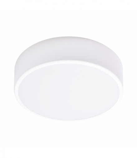 OVO plafon 2xE27, 2x24W, biała stal, klosz szklany matowy, IP20, Ø 300 Orno AD-PL-6284WE27SM