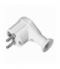 Wtyczka kątowa 2P+Z, Uni-Schuko, biały, 24 szt. Orno OR-AE-13261/W/24