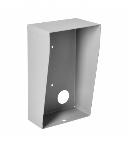 Natynkowy uniwersalny daszek ochronny do montażu urządzeń zewnętrznych, szary Orno OR-DOM-DN-1/G