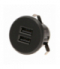 Ładowarka 2XUSB 3,4A, wpuszczana, czarna Orno OR-GM-9019/B