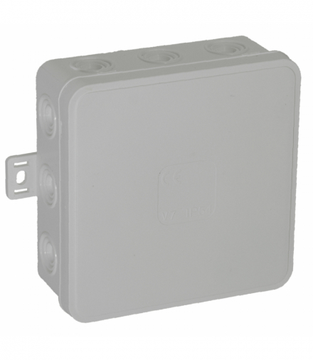 Puszka n/t CLICK, IP54, 12 przepustów, 100x100x41mm, szara, 32 szt. Orno OR-JB-13804/G/32