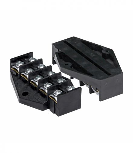 Płytka Odgałęźna 5 torów x 10mm2, 25 szt. Orno OR-LZ-8206/5/10/25