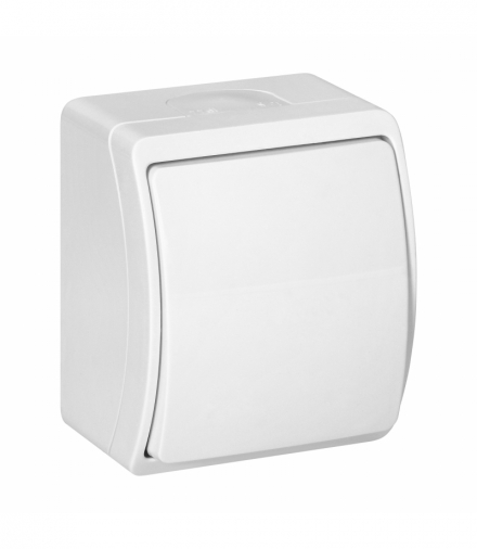 Łącznik jednobiegunowy n/t AQUATIC, IP44, biały Orno OR-OE-7100/W