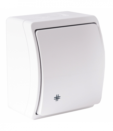 Łącznik krzyżowy n/t AQUATIC, IP44, biały, 10 szt. Orno OR-OE-7103/W/10