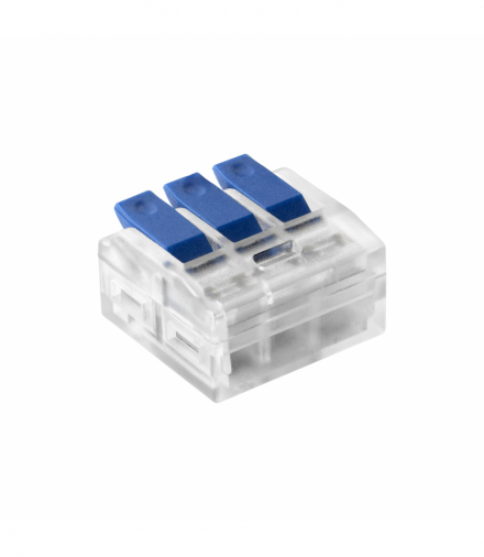 Złączka instalacyjna zaciskowa 3-przewodowa na dowolny przewód 0,75-4mm² IEC 450V/32A 100 szt. Orno OR-SZ-8017/3/100