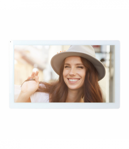 GUARDO bezsłuchawkowy monitor do rozbudowy zestawu, LCD 10", sterowany z aplikacji, z gniazdem na kartę pamięci TF, funkcją sterowania bramą, biały Orno OR-VID-MO-1076PMV/W