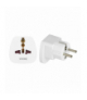 Adapter podróżny - World to EU, 230V/10A, biały Orno TA-2