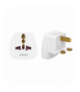 Adapter podróżny - World to UK, 230V/13A, biały Orno TA-3