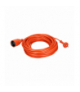 Przedłużacz ogrodowy pomarańczowy zalewany, 1x2P+Z 20m, OMY 2x1mm², 230VAC/10A Orno OR-AE-13168/20m