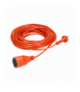 Przedłużacz ogrodowy pomarańczowy zalewany, 1x2P+Z 20m, OMY 2x1mm², 230VAC/10A Orno OR-AE-13168/20m