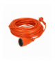 Przedłużacz ogrodowy pomarańczowy zalewany, 1x2P+Z 40m, OMY 2x1mm², 230VAC/10A Orno OR-AE-13168/40m