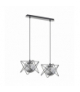 CORRADO 2P, lampa wisząca, E14 max. 2x 40W, chrom Orno Adviti AD-LD-6212GGE14S