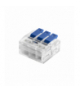 Złączka instalacyjna zaciskowa 3-przewodowa na dowolny przewód 0,75-4mm² IEC 450V/32A 100 szt. Orno OR-SZ-8017/3/100
