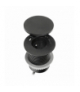 Gniazdo meblowe Ø6cm z rotacyjną pokrywą, ładowarką indukcyjną, ładowarką USB i przewodem 1,5m, 1x2P+Z, Qi 1.2.4 max. 10W, 2xUSB (typ A i typ C, 2,4A), czarne Orno OR-GM-9028