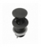 Gniazdo meblowe Ø6cm z rotacyjną pokrywą, ładowarką indukcyjną, ładowarką USB i przewodem 1,5m, 1x2P+Z, Qi 1.2.4 max. 10W, 2xUSB (typ A i typ C, 2,4A), czarne Orno OR-GM-9028